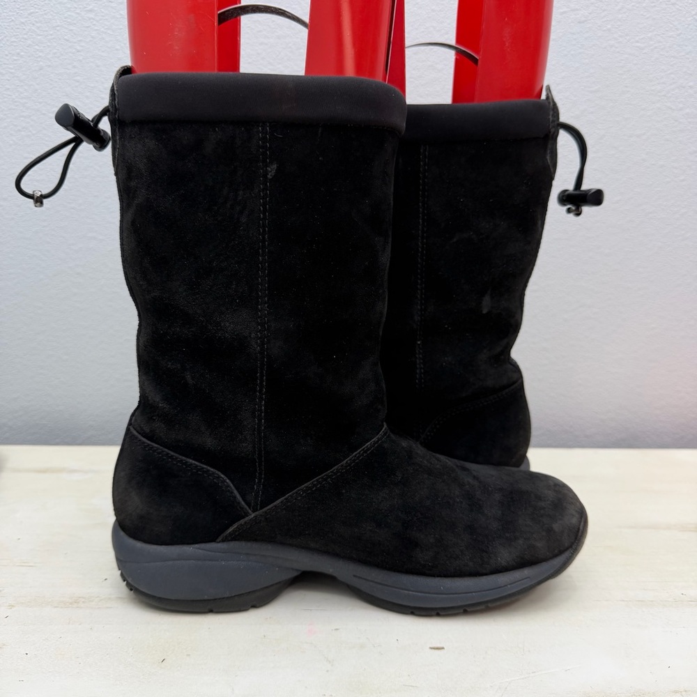 Merrell Black Suede Primo Chill Winter Boots Size 7.5 - Picture 2 of 9